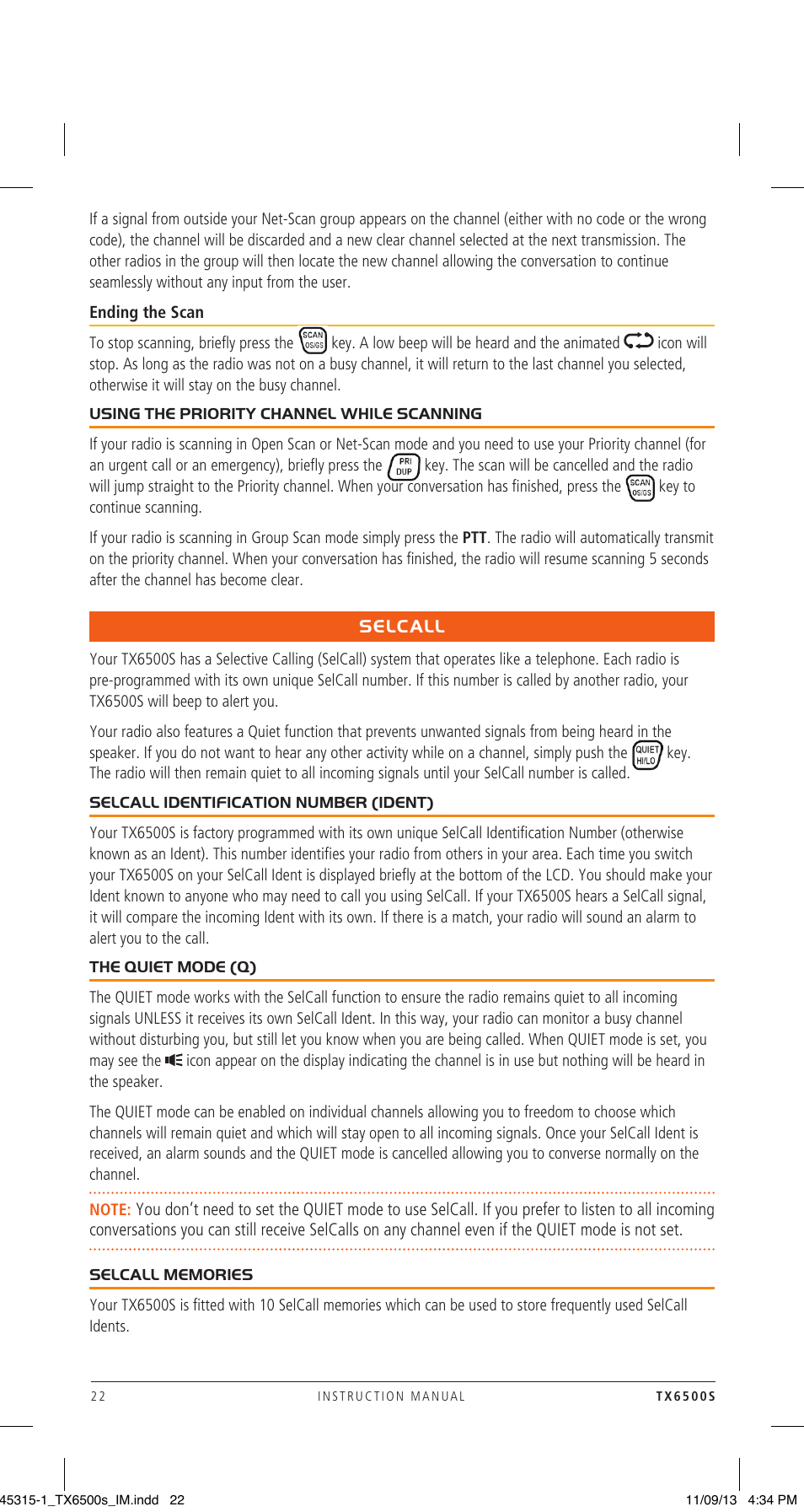 GME TX6500S User Manual | Page 22 / 44