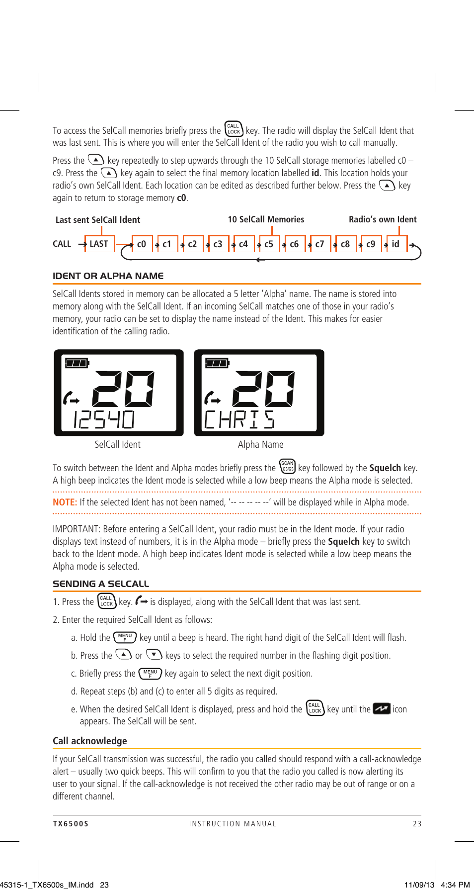 GME TX6500S User Manual | Page 23 / 44