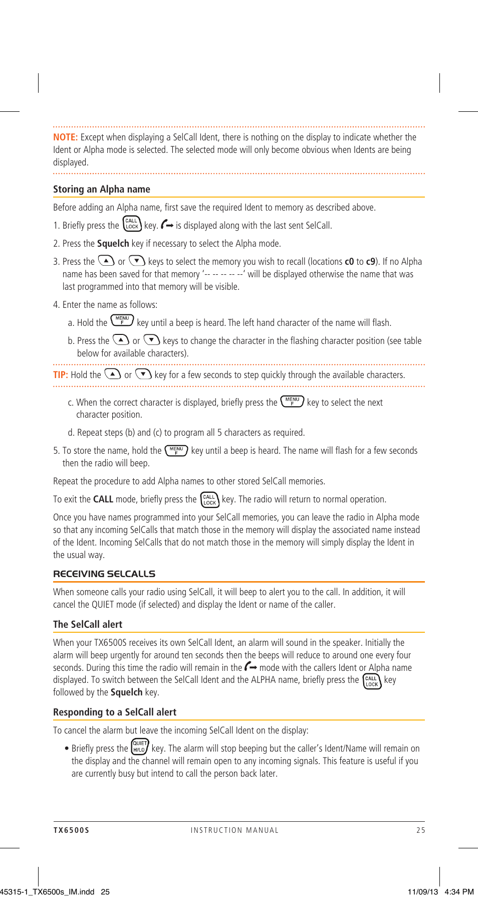 GME TX6500S User Manual | Page 25 / 44