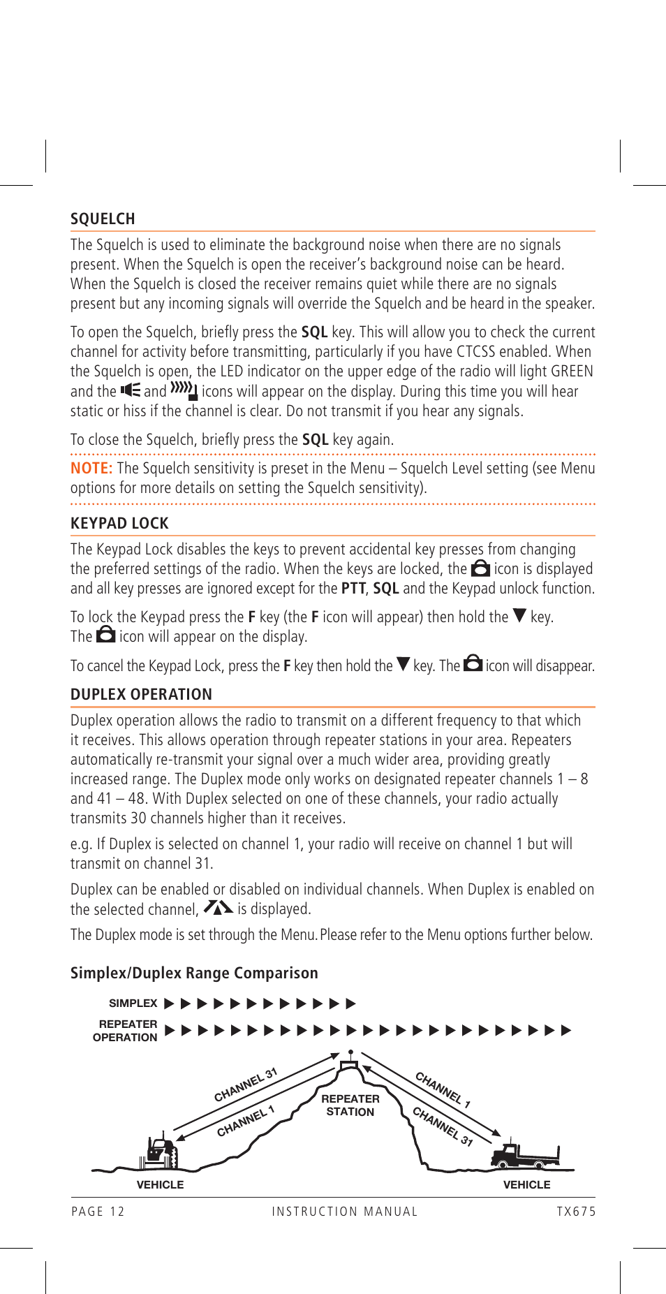 GME TX675TP User Manual | Page 12 / 24