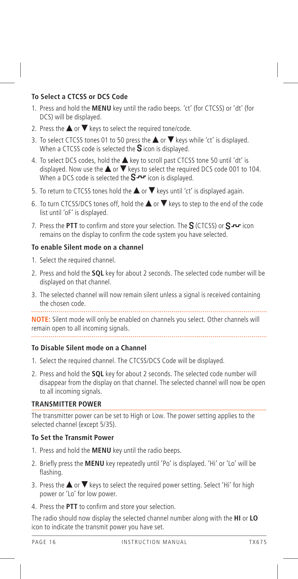 GME TX675TP User Manual | Page 16 / 24