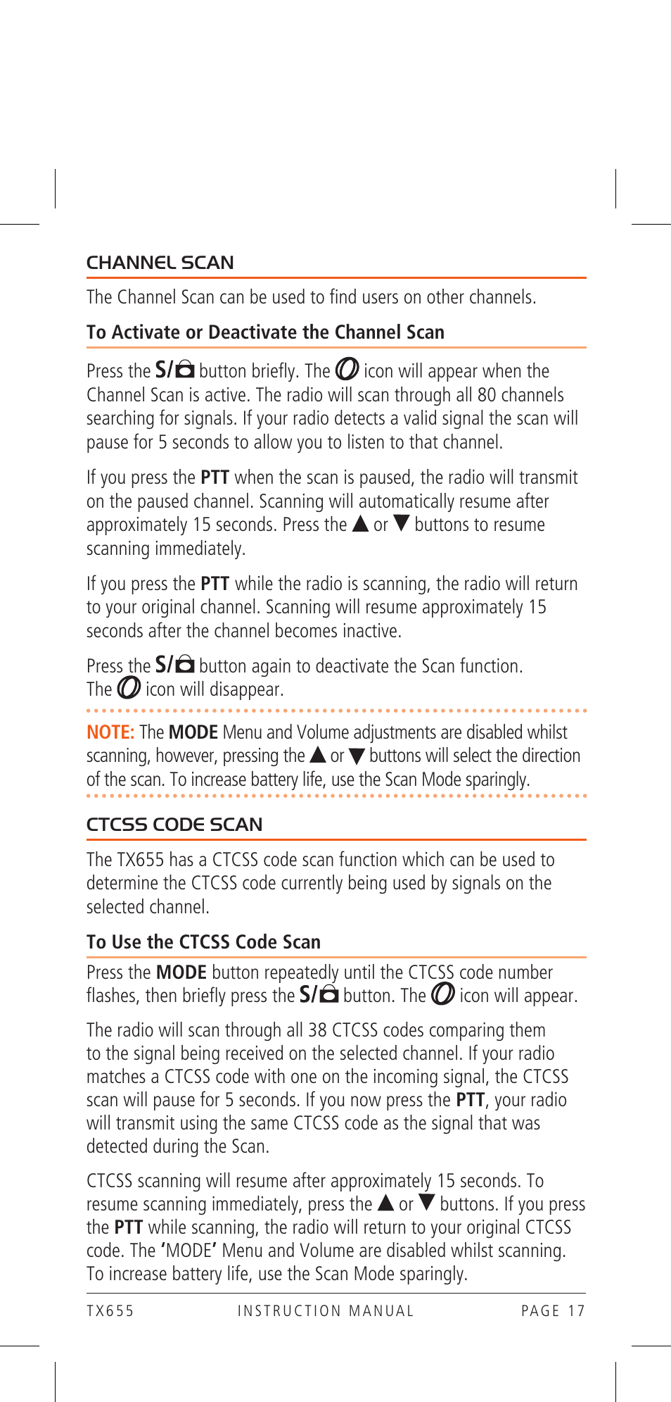 GME TX655 User Manual | Page 17 / 24