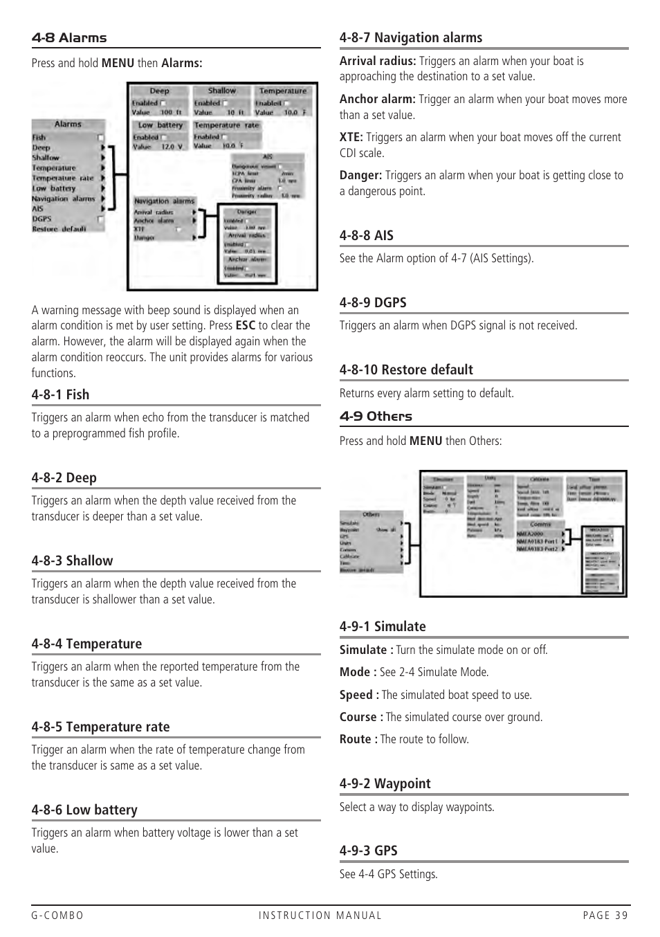 GME G142CFD User Manual | Page 38 / 44