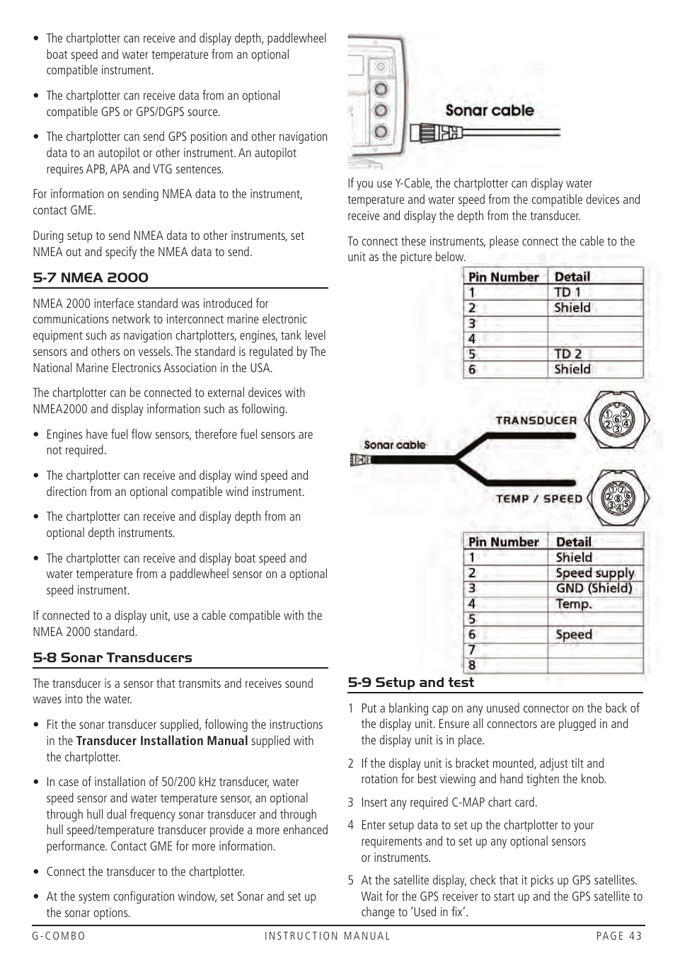 GME G142CFD User Manual | Page 42 / 44