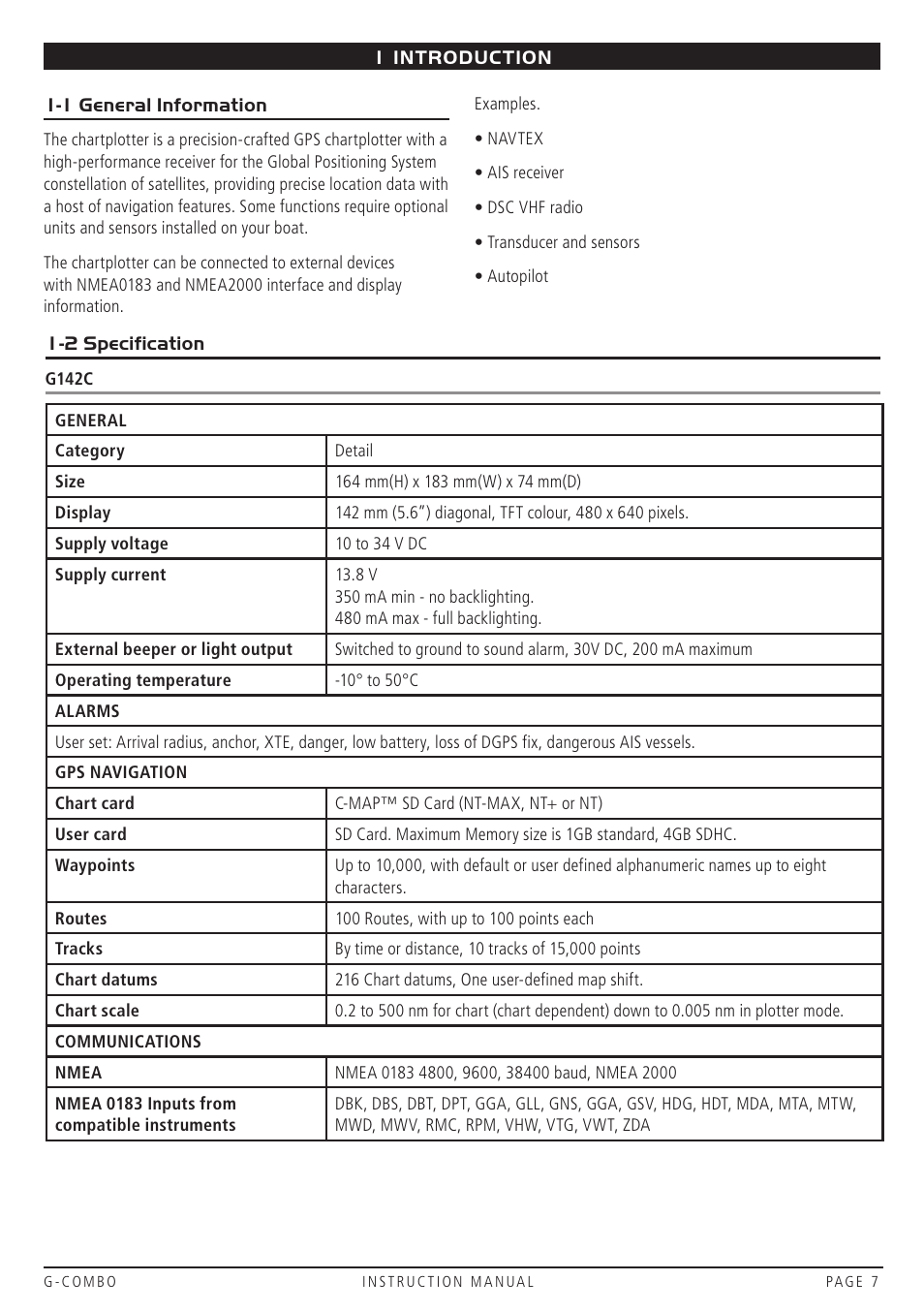 GME G142CFD User Manual | Page 6 / 44