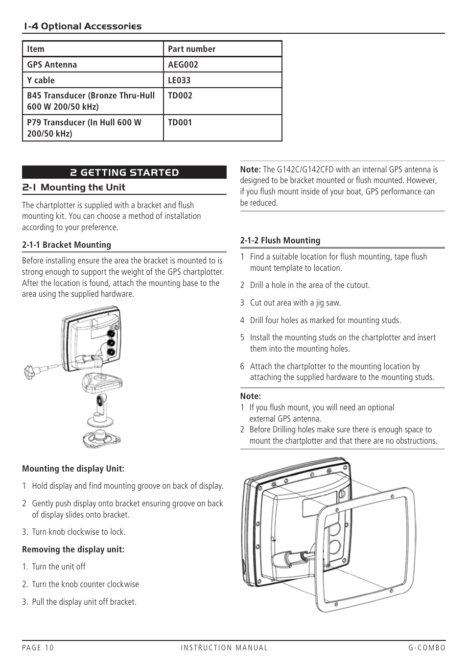 GME G142CFD User Manual | Page 9 / 44