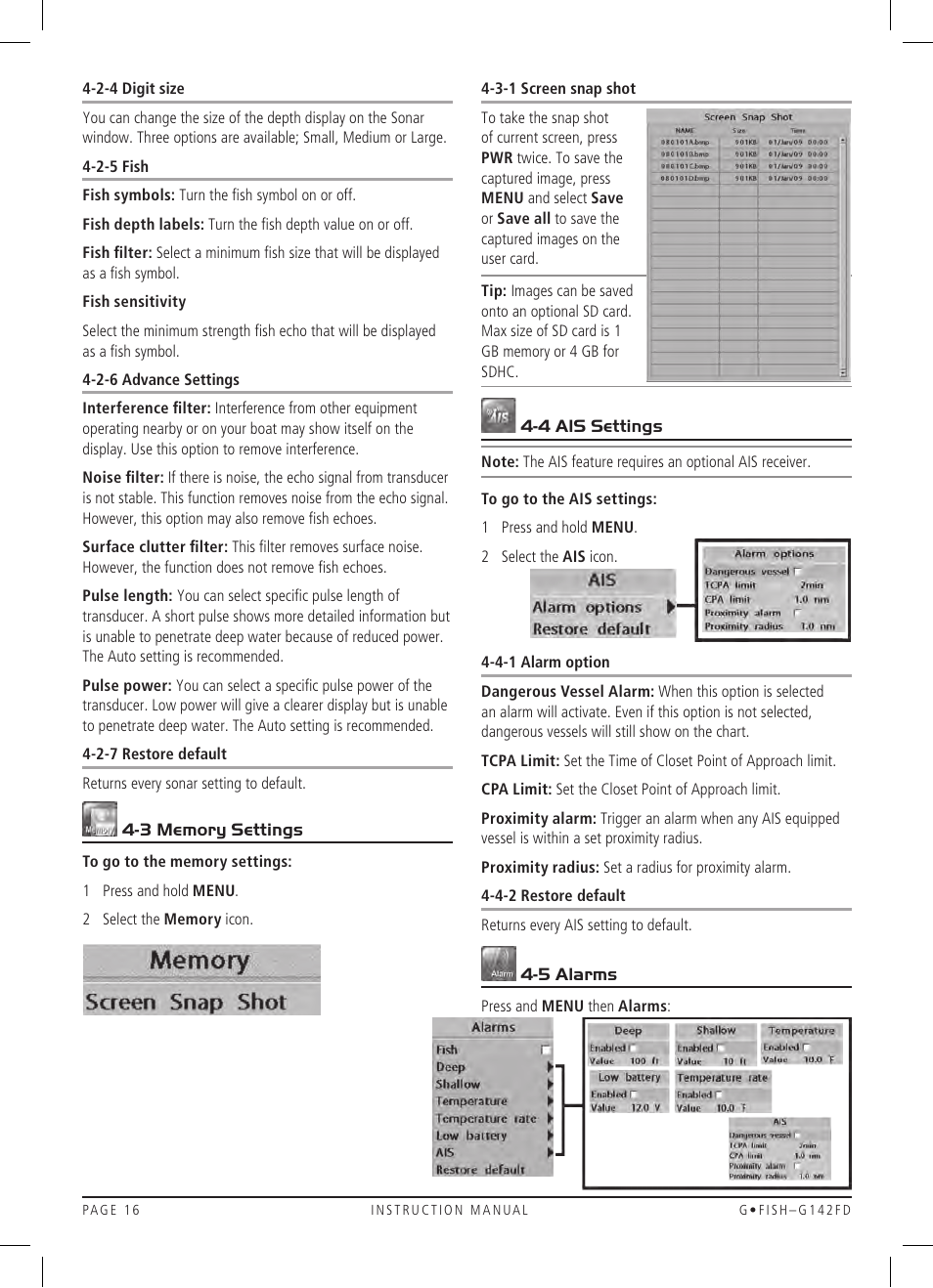 GME G142FD User Manual | Page 16 / 25