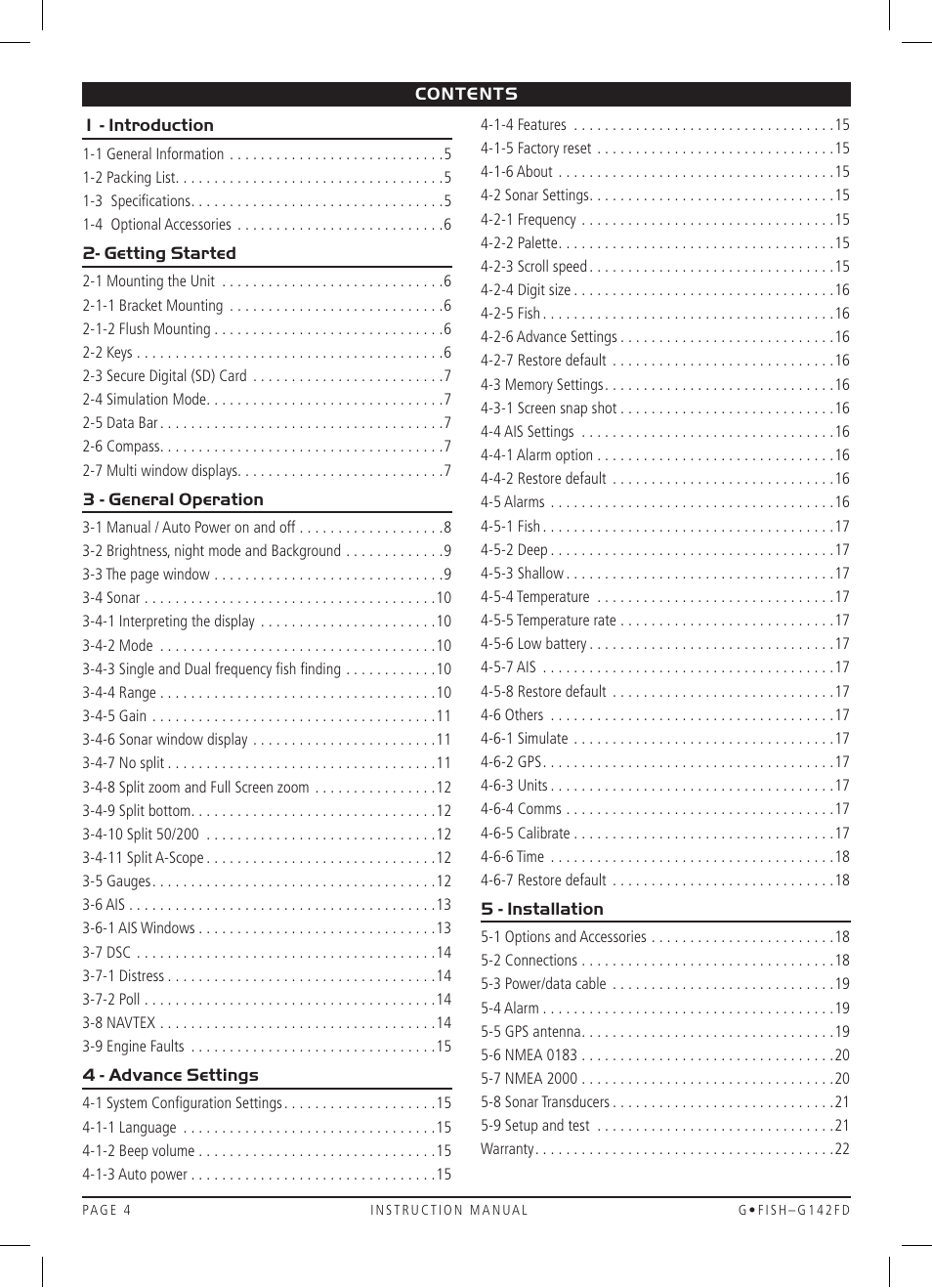 GME G142FD User Manual | Page 4 / 25