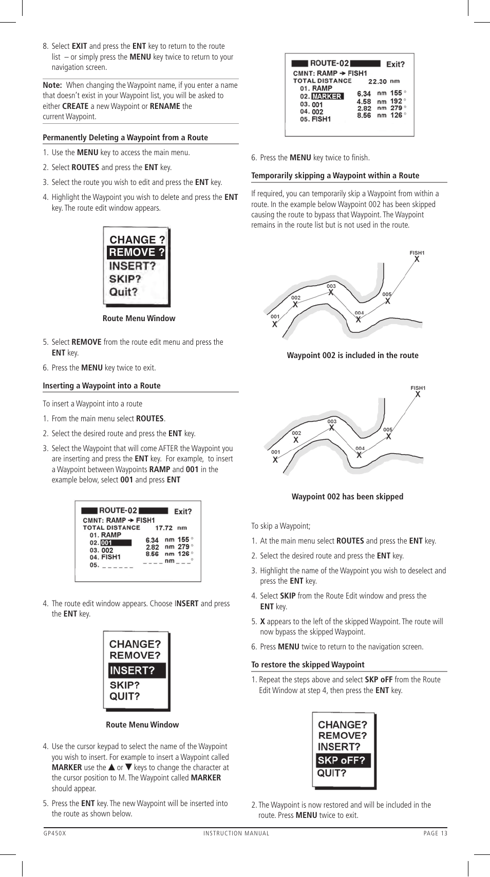 Change ? remove | GME GP450XB User Manual | Page 13 / 32