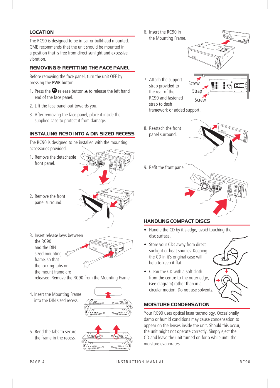 GME RC90 User Manual | Page 4 / 12