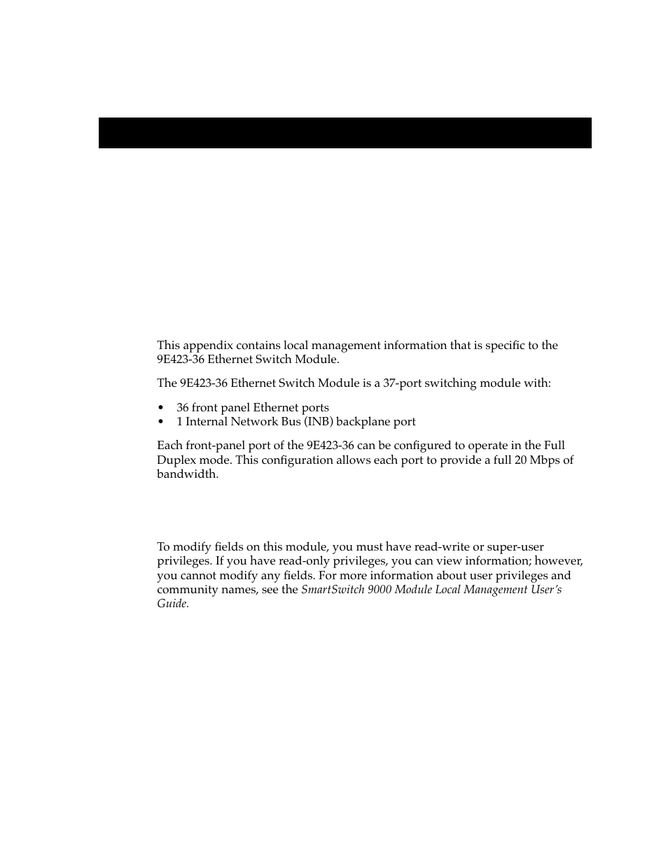 Introduction, Modifying fields and user privileges | Cabletron Systems 9E423-36 User Manual | Page 3 / 16