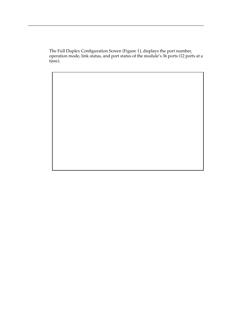 Full duplex configuration screen | Cabletron Systems 9E423-36 User Manual | Page 6 / 16