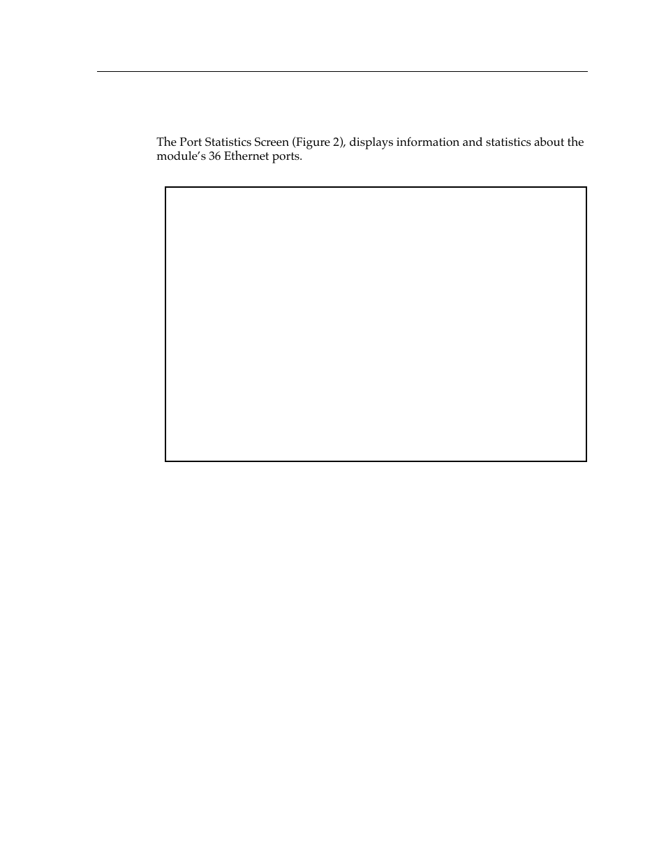 Port statistics screen | Cabletron Systems 9E423-36 User Manual | Page 9 / 16