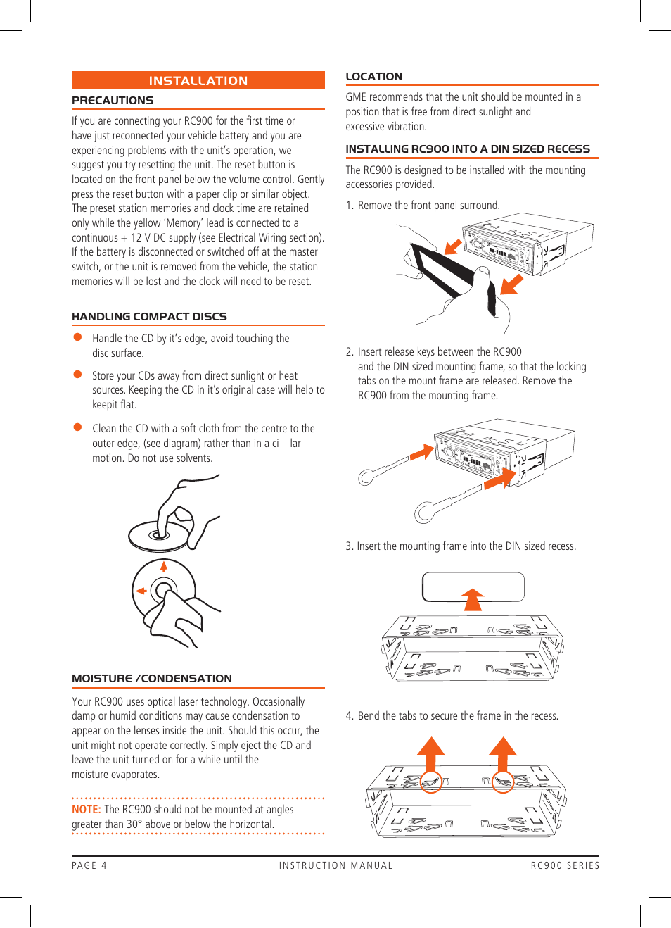 GME RC900 User Manual | Page 4 / 16