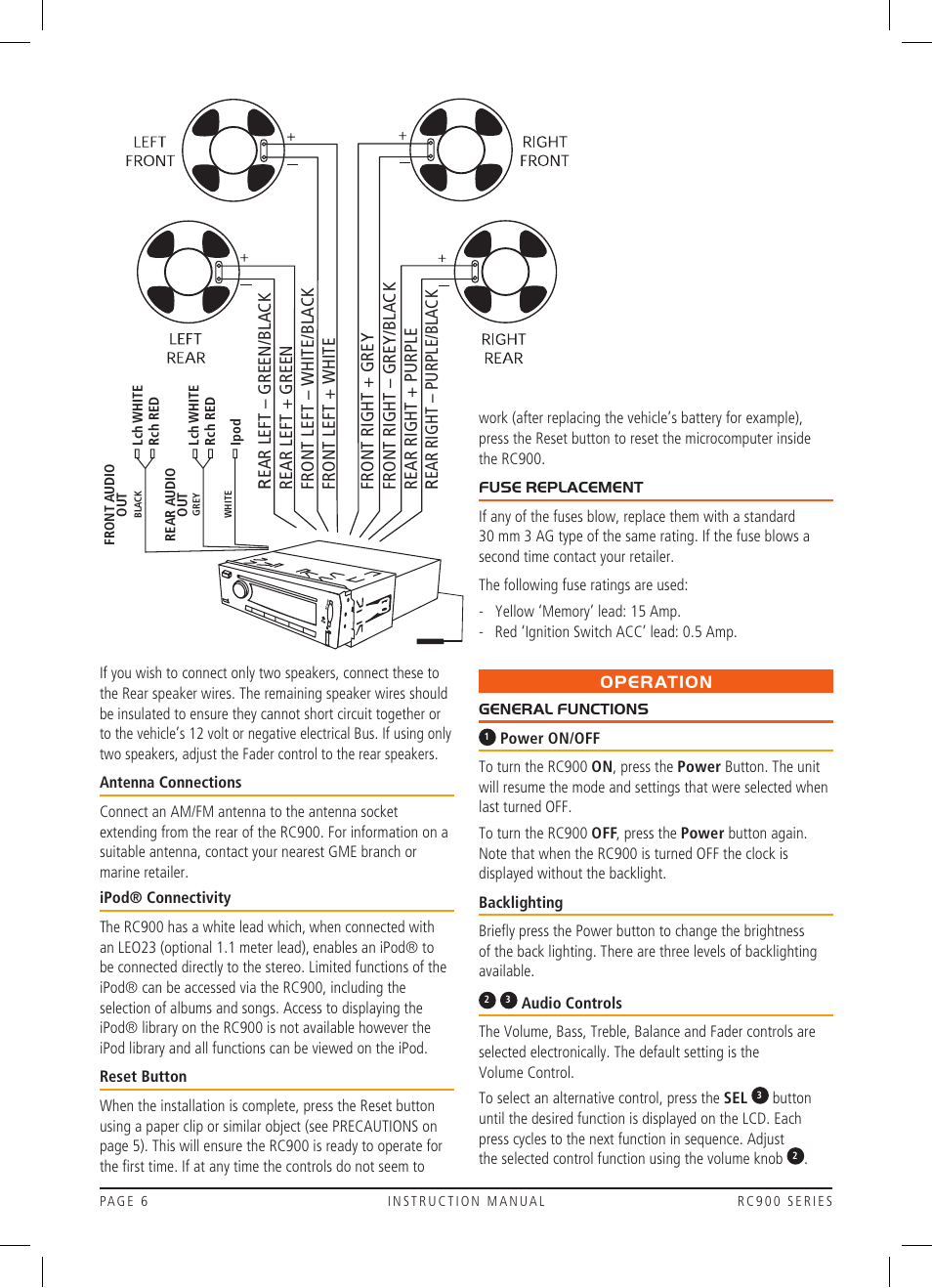 GME RC900 User Manual | Page 6 / 16