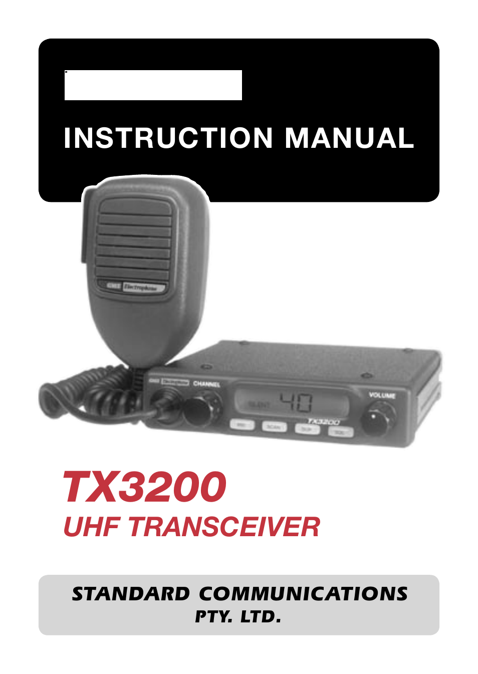 GME TX3200 User Manual | 16 pages