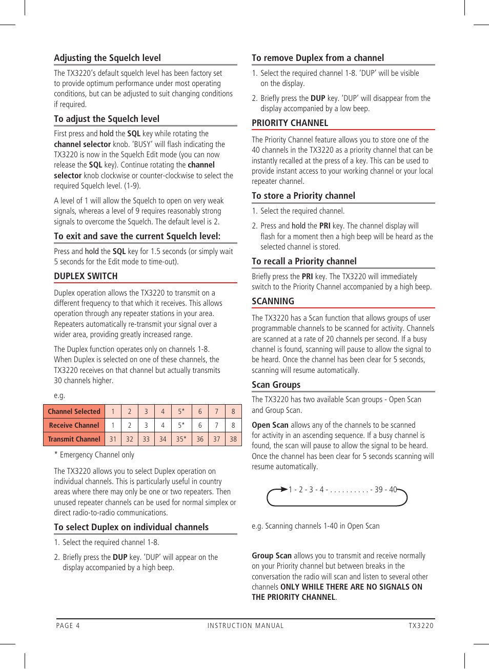 GME TX3220 User Manual | Page 4 / 12
