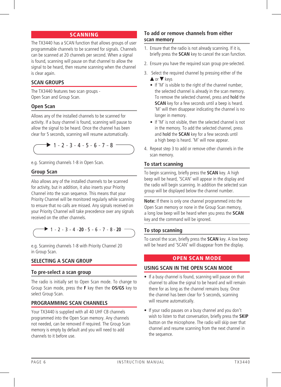 GME TX3440 User Manual | Page 6 / 24