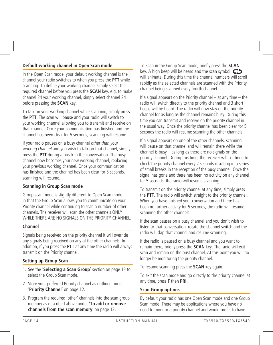GME TX3520 User Manual | Page 14 / 36