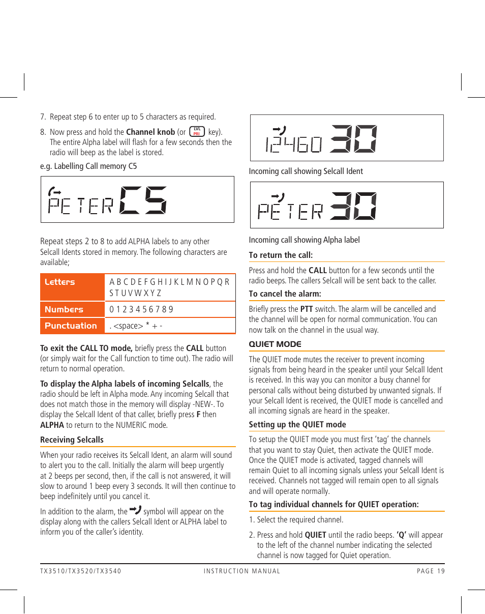 GME TX3520 User Manual | Page 19 / 36