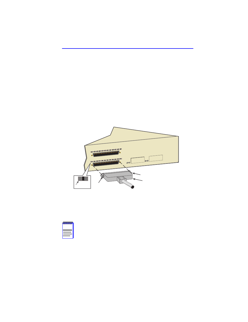 1 connecting cables to conn 1 through 4, Connecting cables to conn 1 through 4 -9, Section 3.5.1 | Cabletron Systems 2H23-50R User Manual | Page 35 / 182