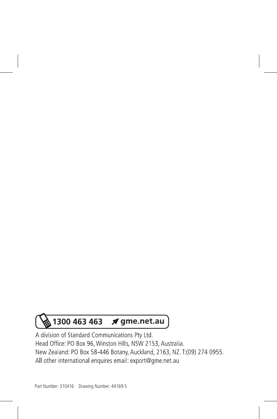 GME TX6100 User Manual | Page 24 / 24