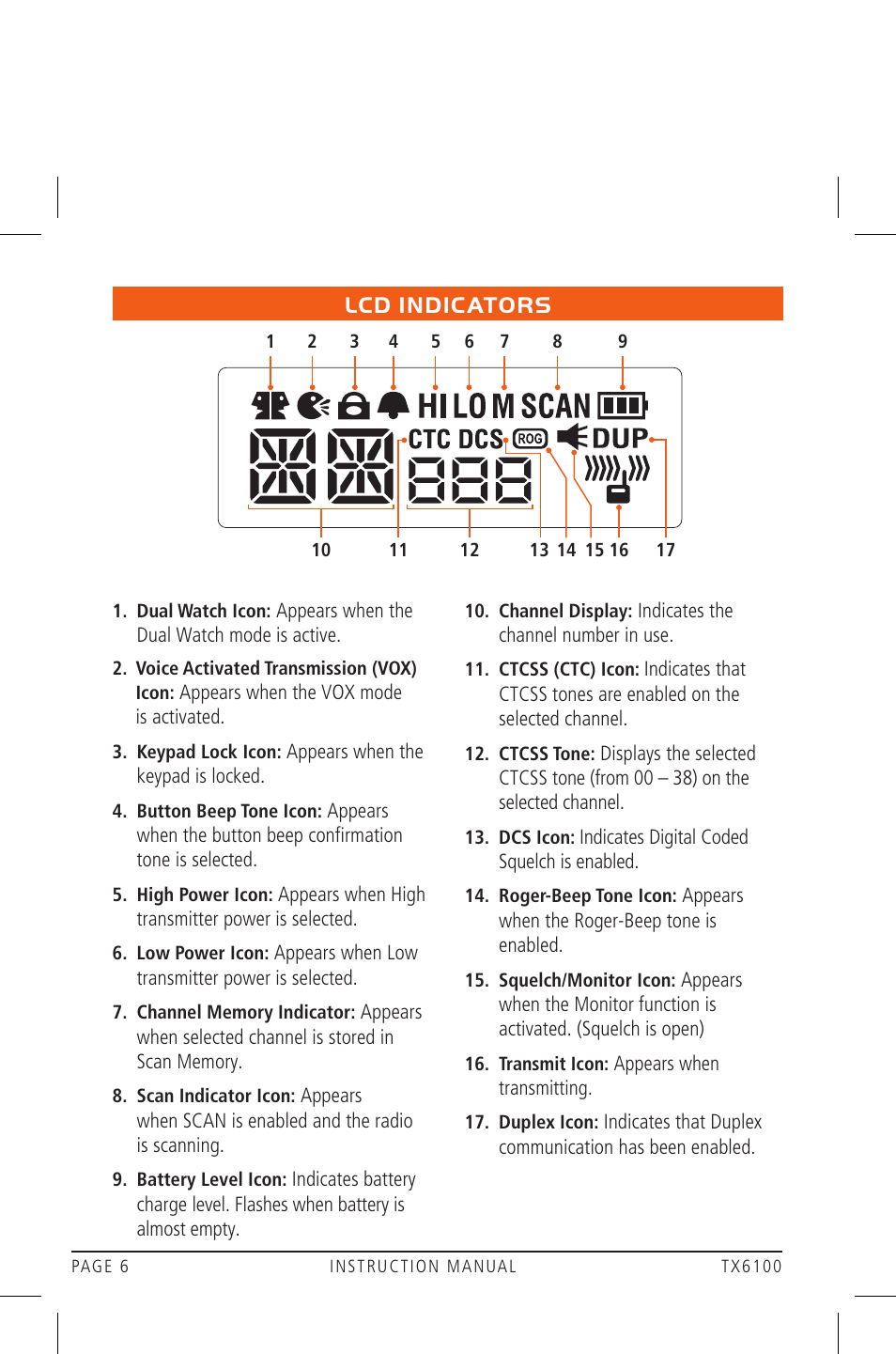 GME TX6100 User Manual | Page 6 / 24