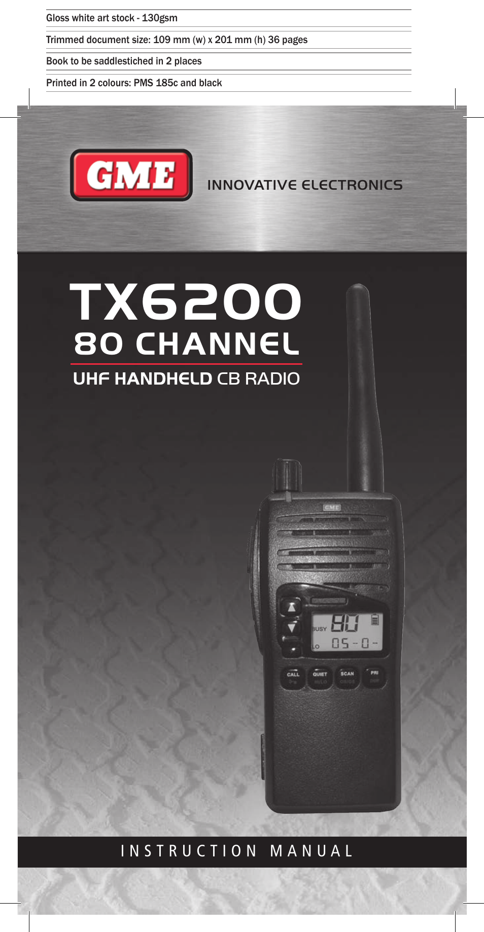 GME TX6200 User Manual | 36 pages