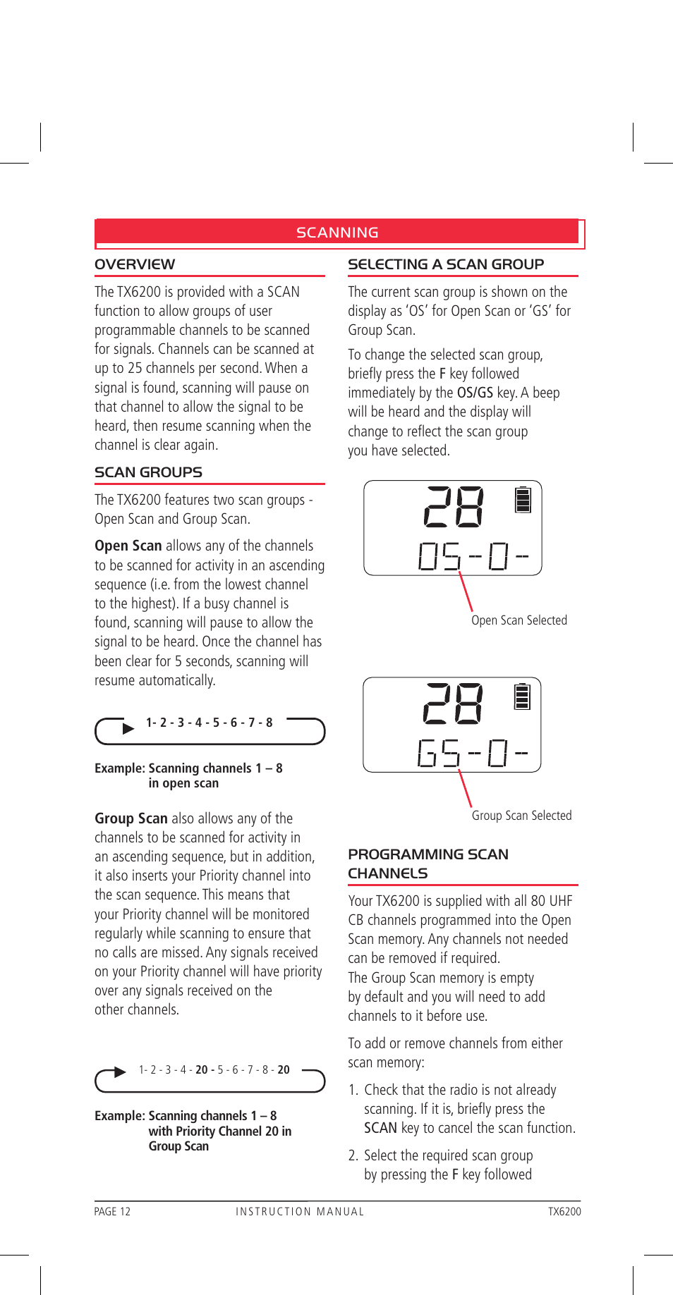 GME TX6200 User Manual | Page 12 / 36