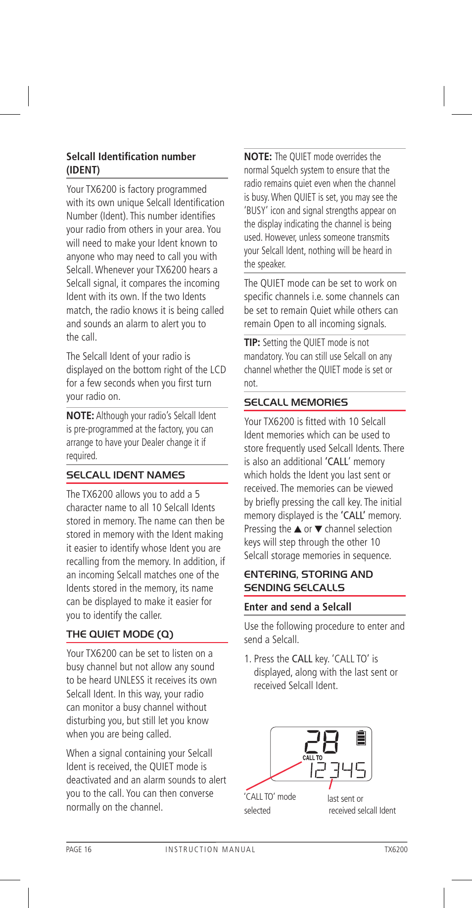 GME TX6200 User Manual | Page 16 / 36