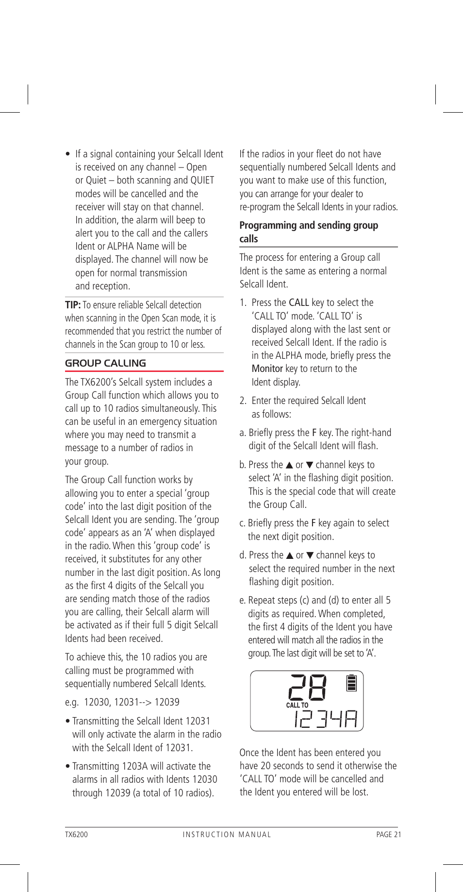 GME TX6200 User Manual | Page 21 / 36