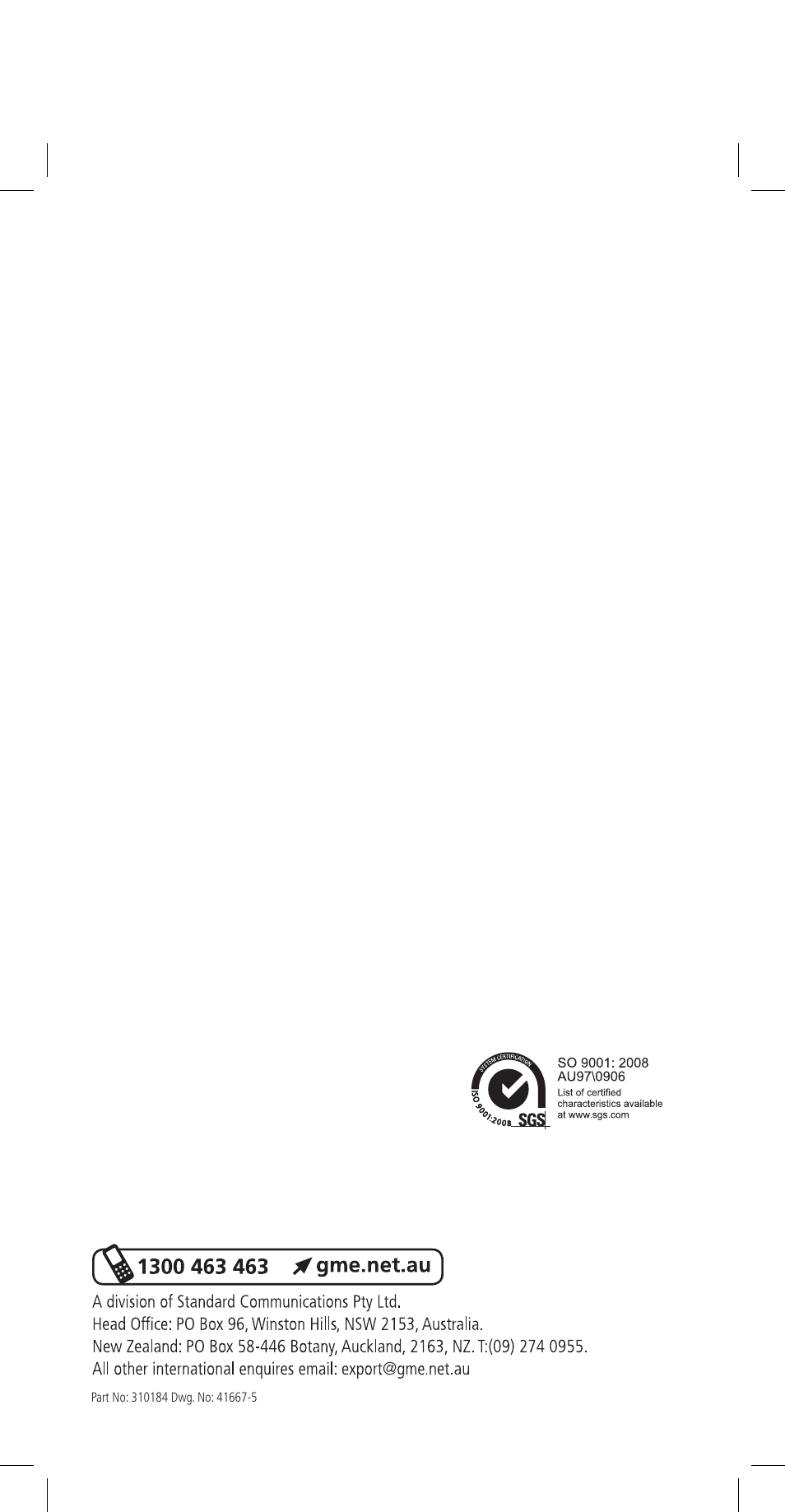 GME TX6200 User Manual | Page 36 / 36