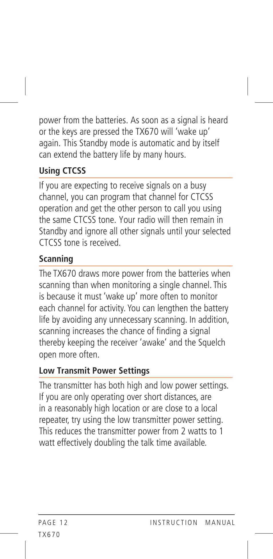 GME TX670 User Manual | Page 12 / 32