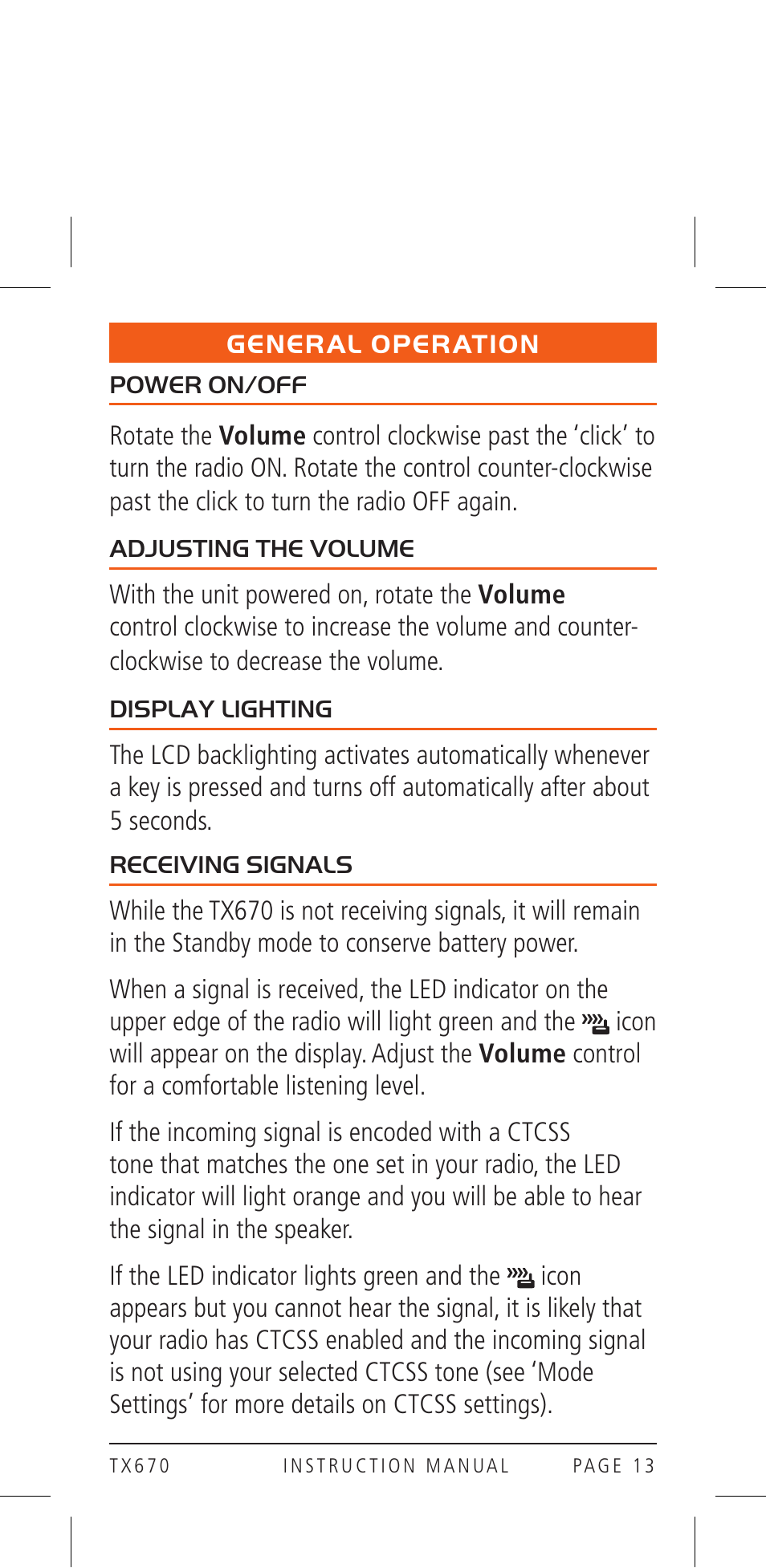 GME TX670 User Manual | Page 13 / 32