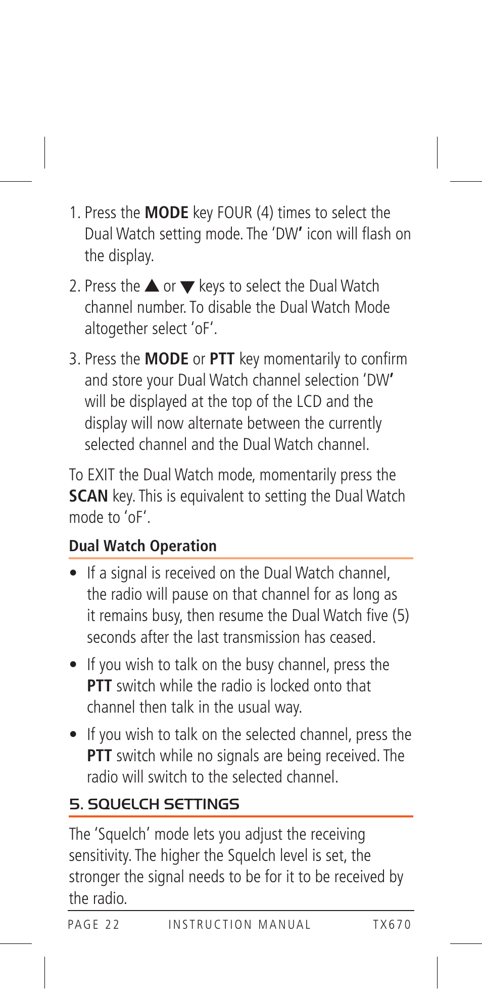 GME TX670 User Manual | Page 22 / 32