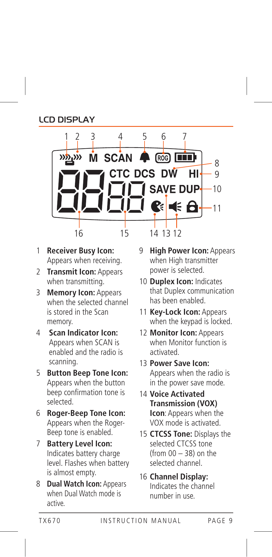 GME TX670 User Manual | Page 9 / 32