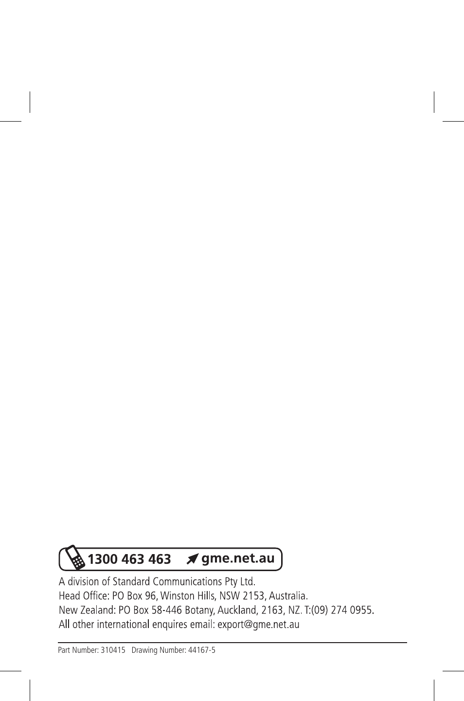 GME TX680 User Manual | Page 24 / 24