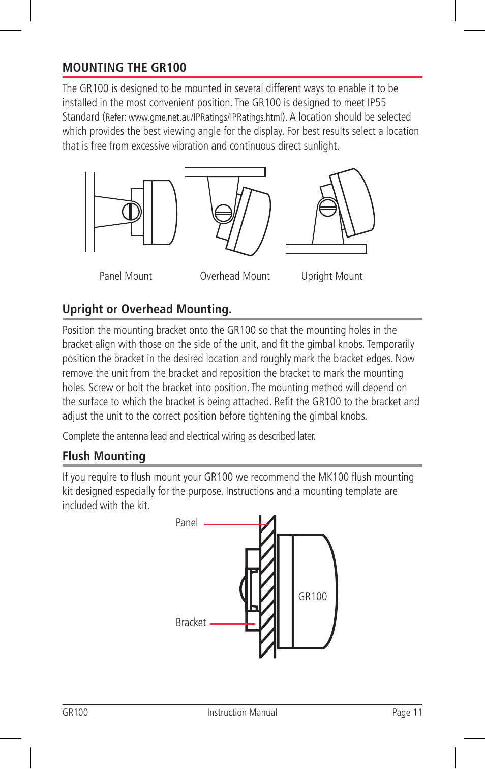 GME GR100 User Manual | Page 11 / 16