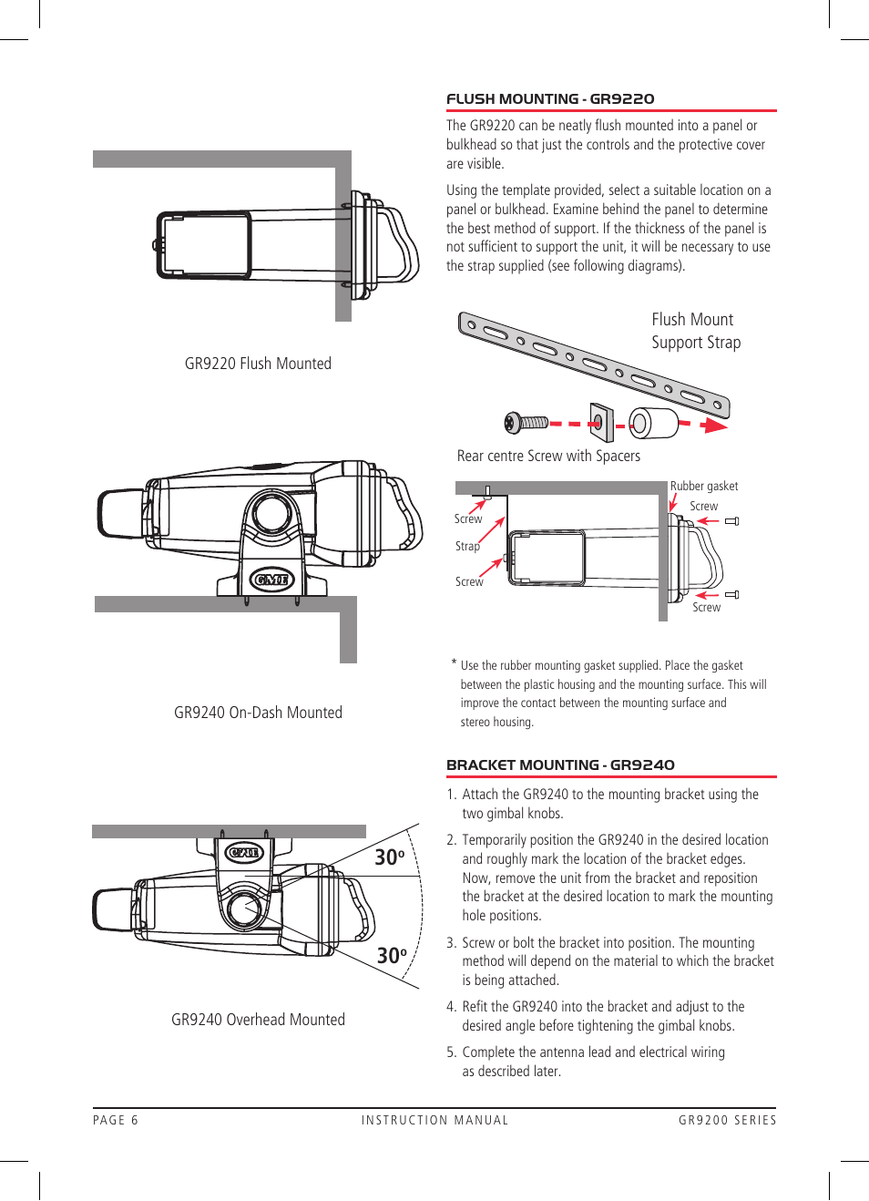 GME GR9240W User Manual | Page 6 / 20