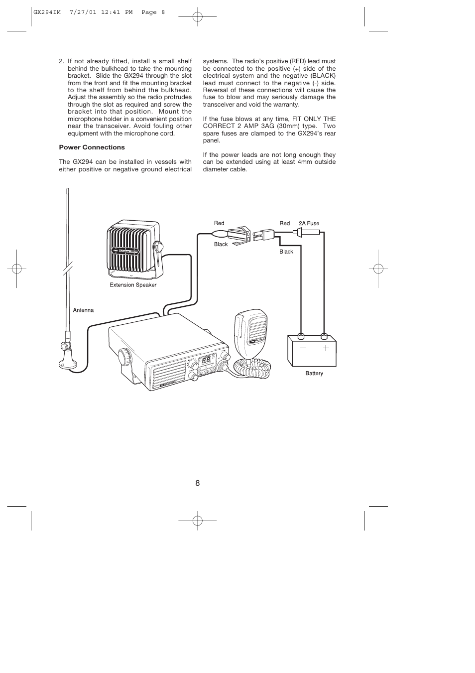 GME GX294 User Manual | Page 8 / 12