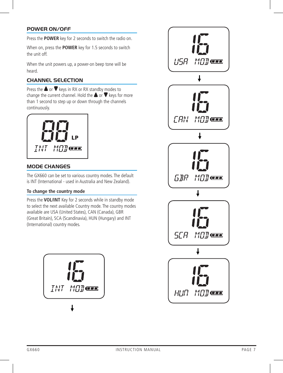 GME GX660 User Manual | Page 7 / 20