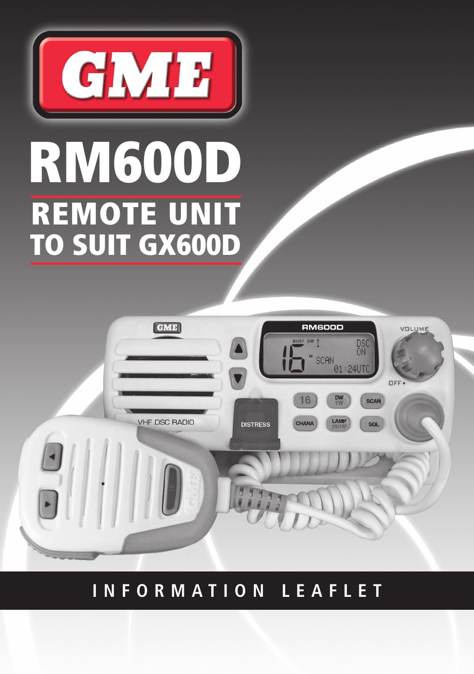 GME RM600D User Manual | 4 pages