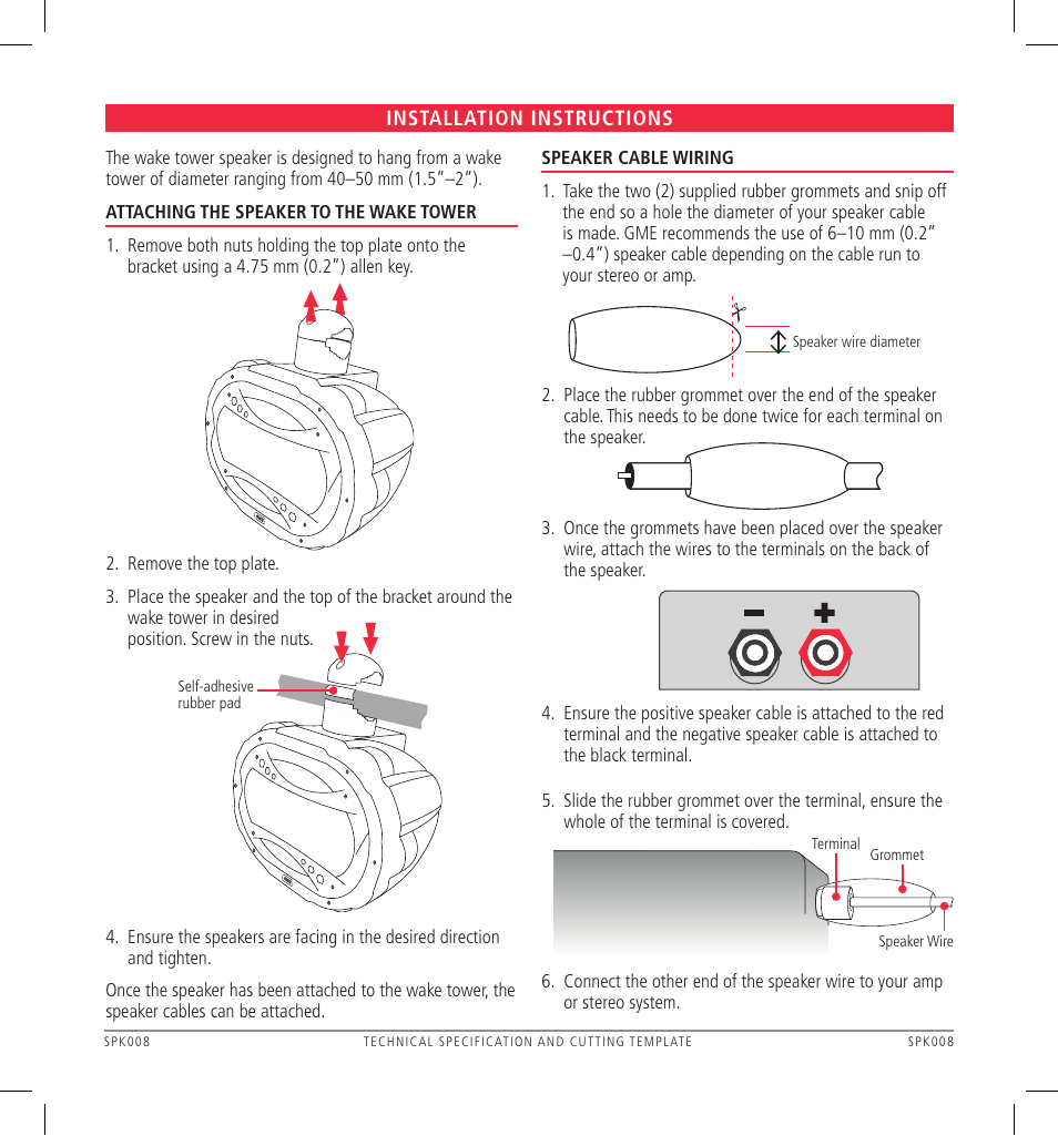 GME SPK008B User Manual | Page 2 / 4