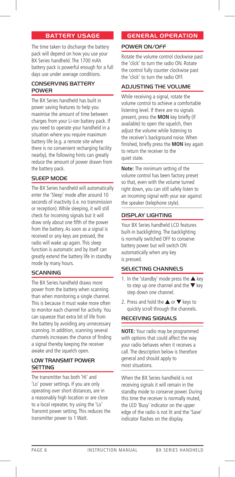 GME BX710 User Manual | Page 6 / 16