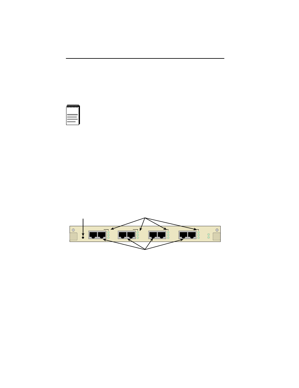 1 connectors, 2 leds, 3 offline button | Connectors -4, Leds -4, Offline button -4, Offline button status leds rj45 connectors | Cabletron Systems 3H02-04 User Manual | Page 12 / 42