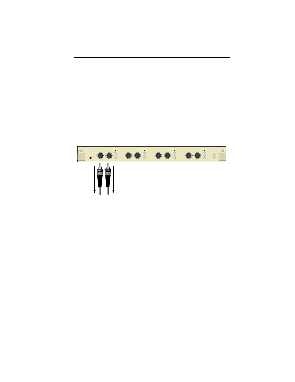 2 connecting the 3h08-04 fe switch module, Connecting the 3h08-04 fe switch module -3 | Cabletron Systems 3H02-04 User Manual | Page 19 / 42