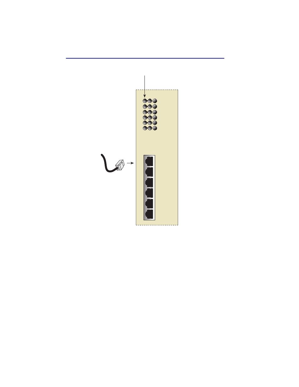Figure 3-2, Rx (receive) led column | Cabletron Systems Expansion module 6H122-08 User Manual | Page 30 / 170