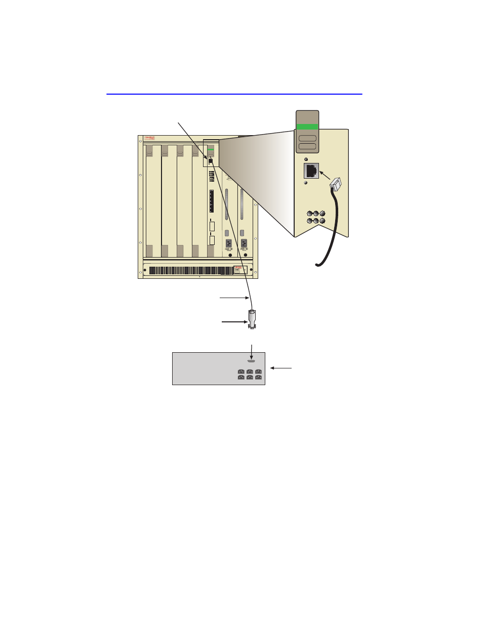Figure 5-2, Figure 5-2 uninterruptible power supply (ups), Ethernet | Cabletron Systems Expansion module 6H122-08 User Manual | Page 50 / 170
