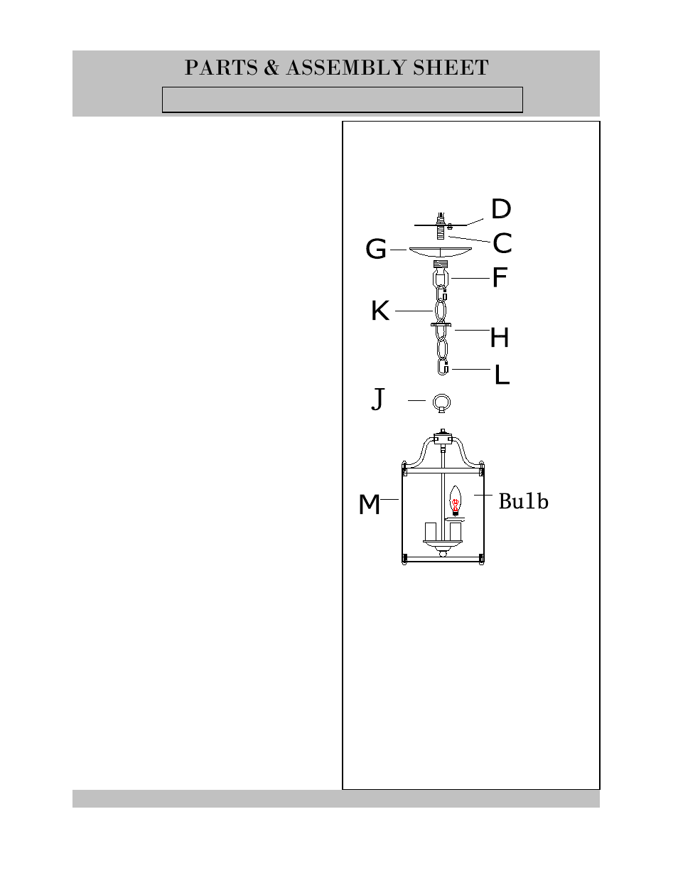 1157-3p-b, Parts & assembly sheet | Golden Lighting 1157-3P CH/AB User Manual | Page 2 / 3