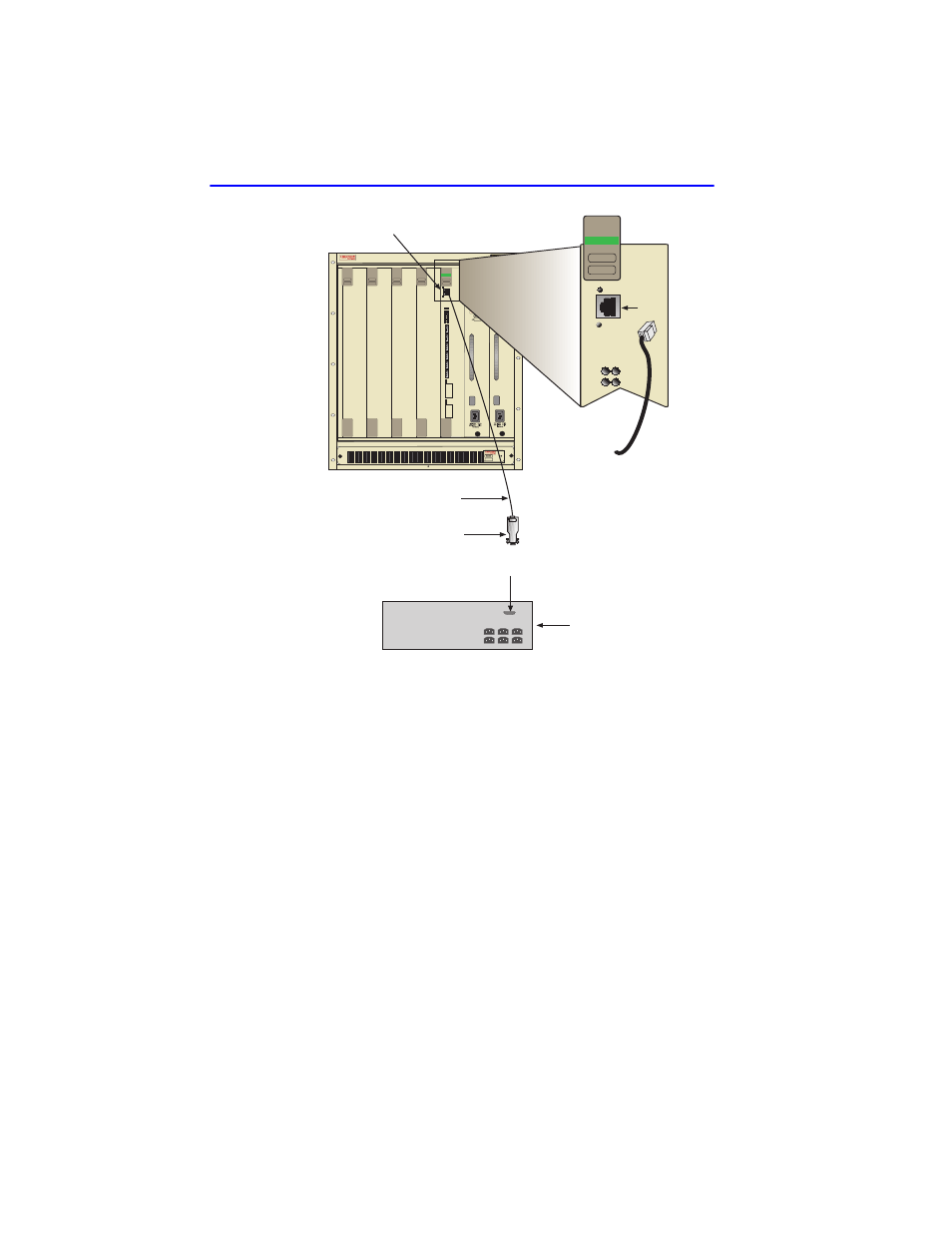 4 accessing local management, Accessing local management -8, Figure 5-2 | Cabletron Systems 6H129-08 User Manual | Page 54 / 172